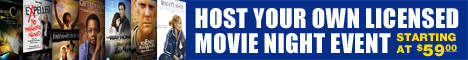Licensed Movie Events As Low As $59